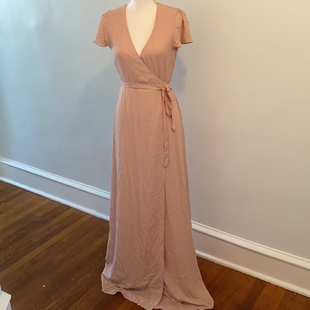 Show Me Your Mumu Noelle Wrap Maxi Dress Small